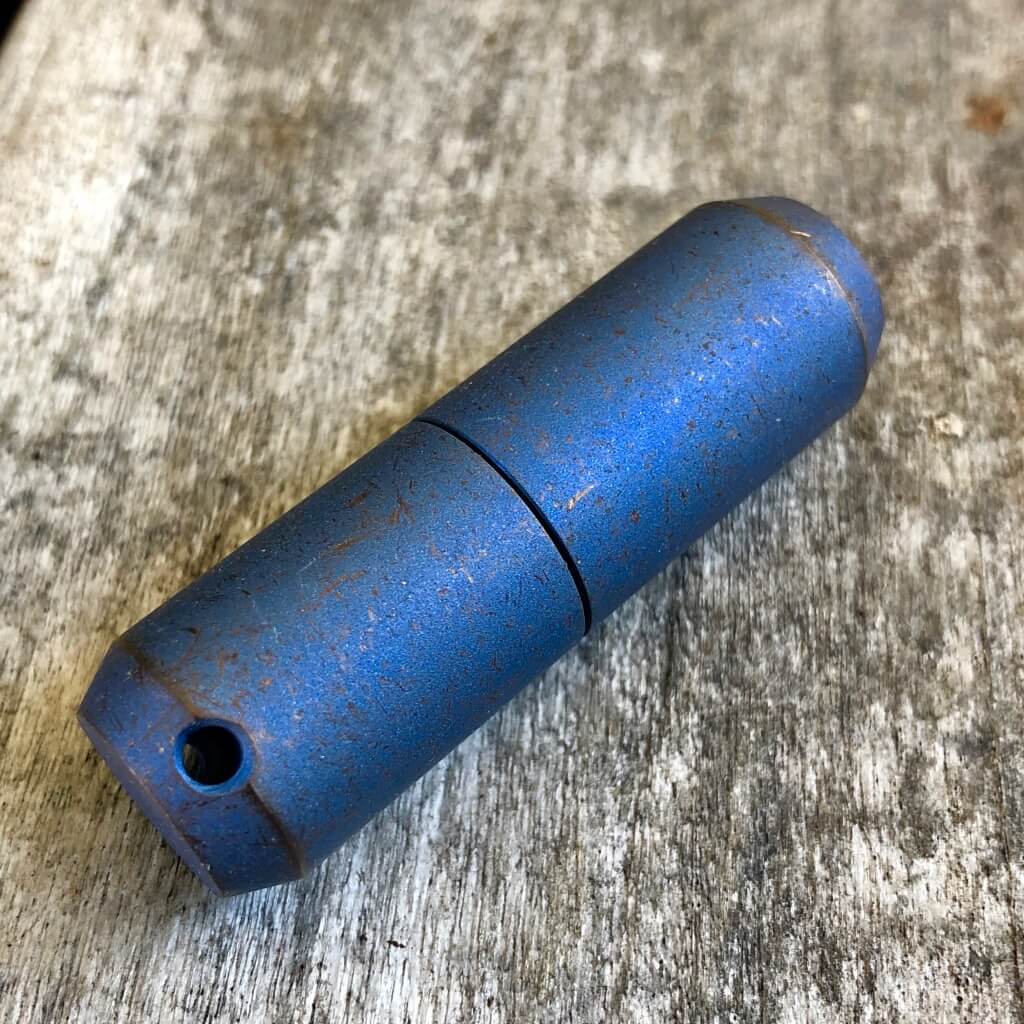 Exo Runt Titanium Lighter and Pill Fob - Ti Survival