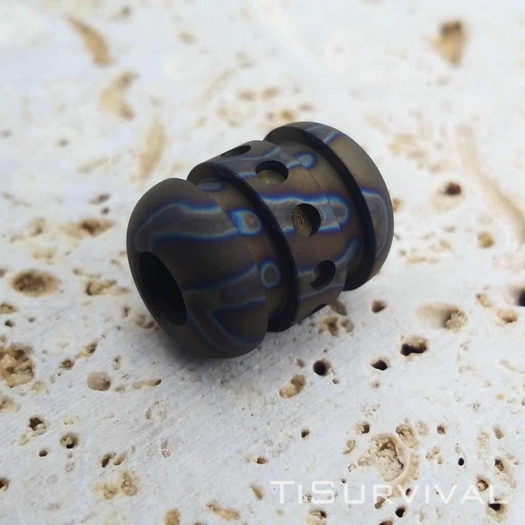 Titanium Droid Lanyard Beads - Ti Survival
