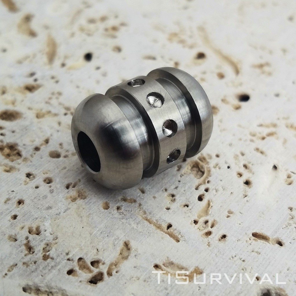Titanium Droid Lanyard Beads - Ti Survival