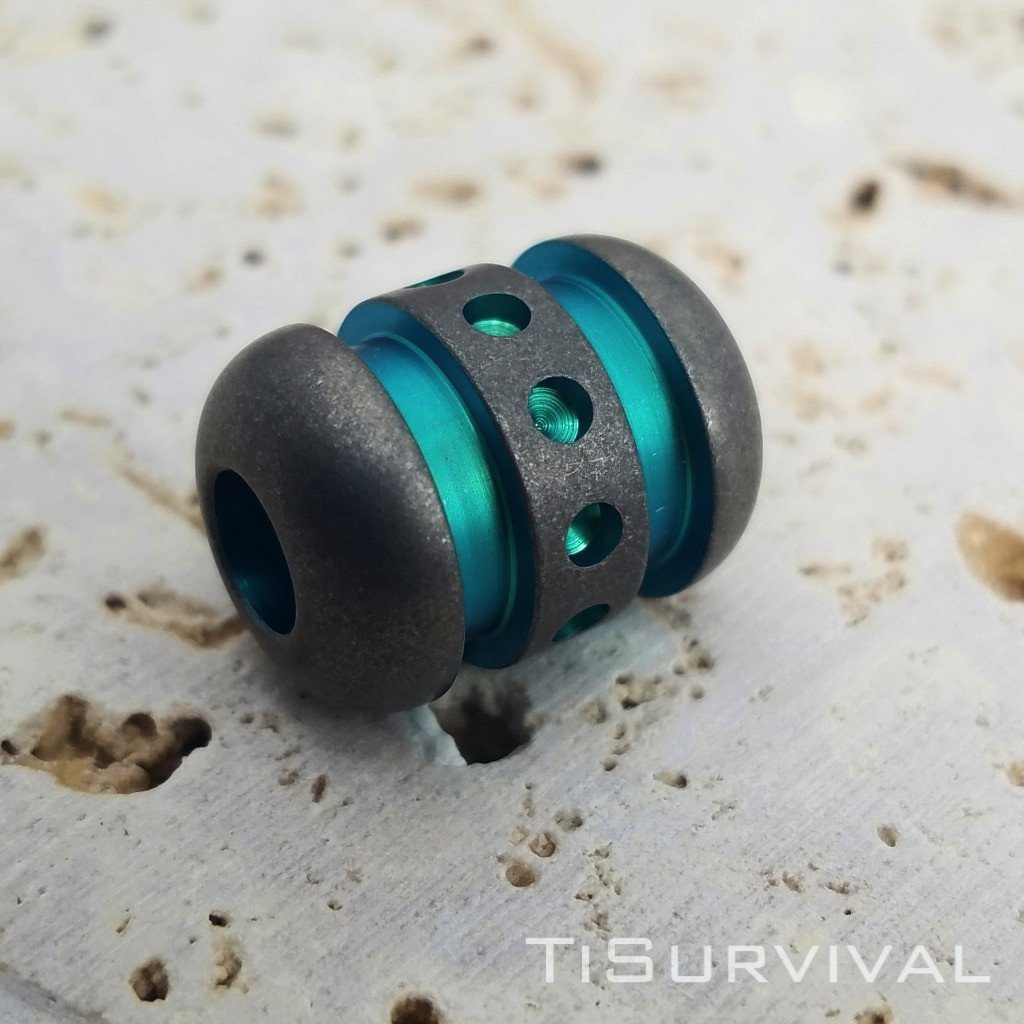 Titanium Droid Lanyard Beads - Ti Survival
