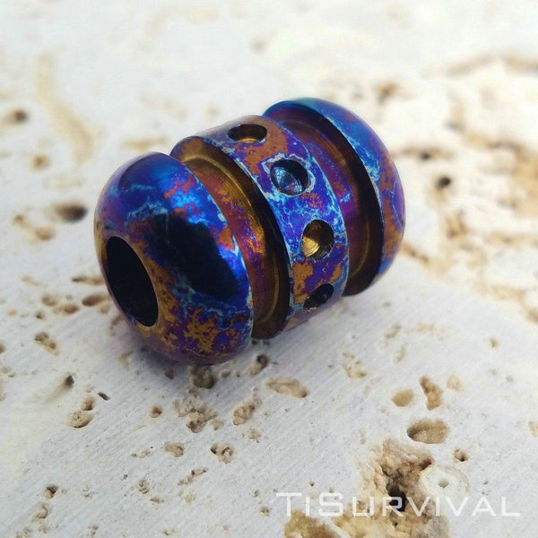 Titanium Droid Lanyard Beads - Ti Survival