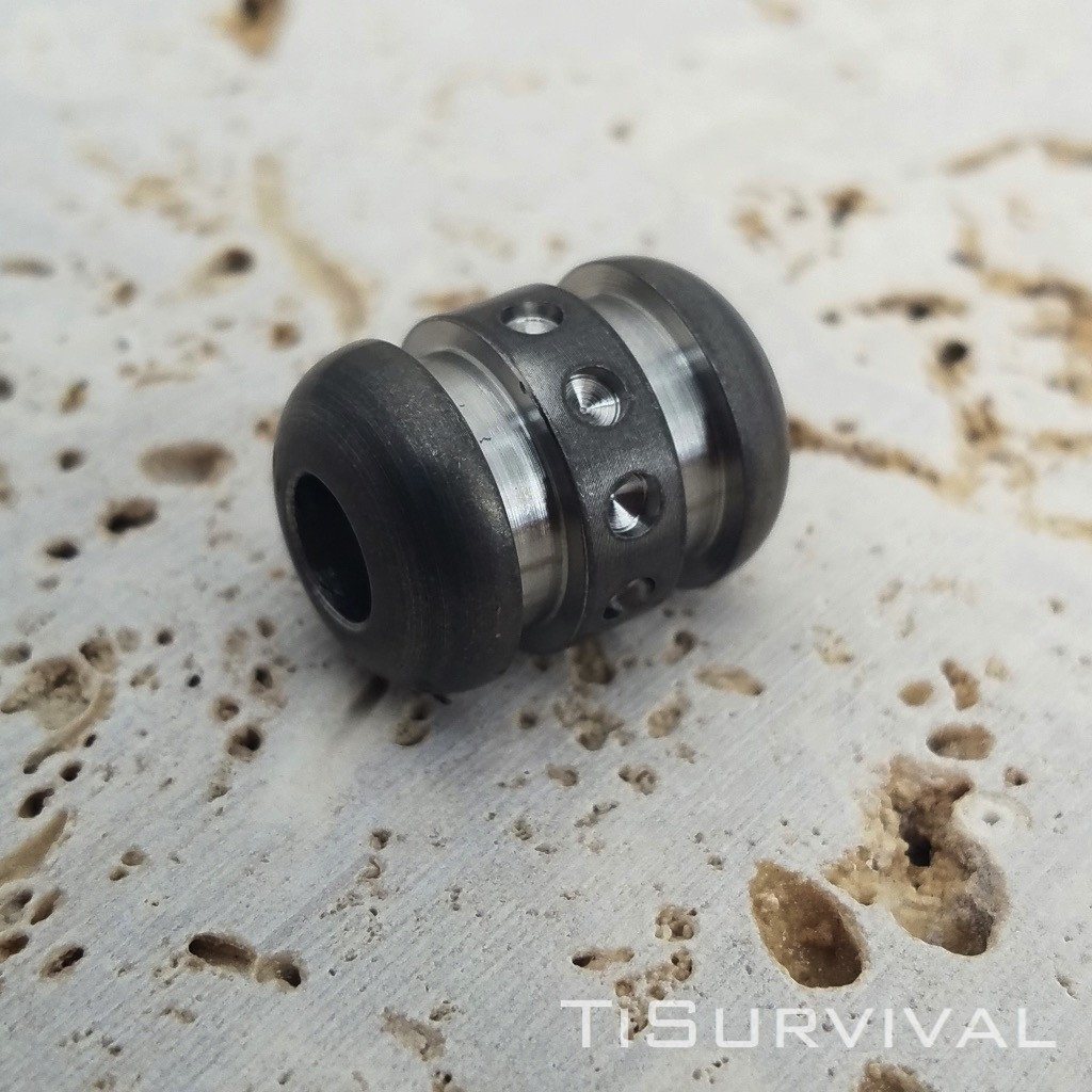 Titanium Droid Lanyard Beads - Ti Survival