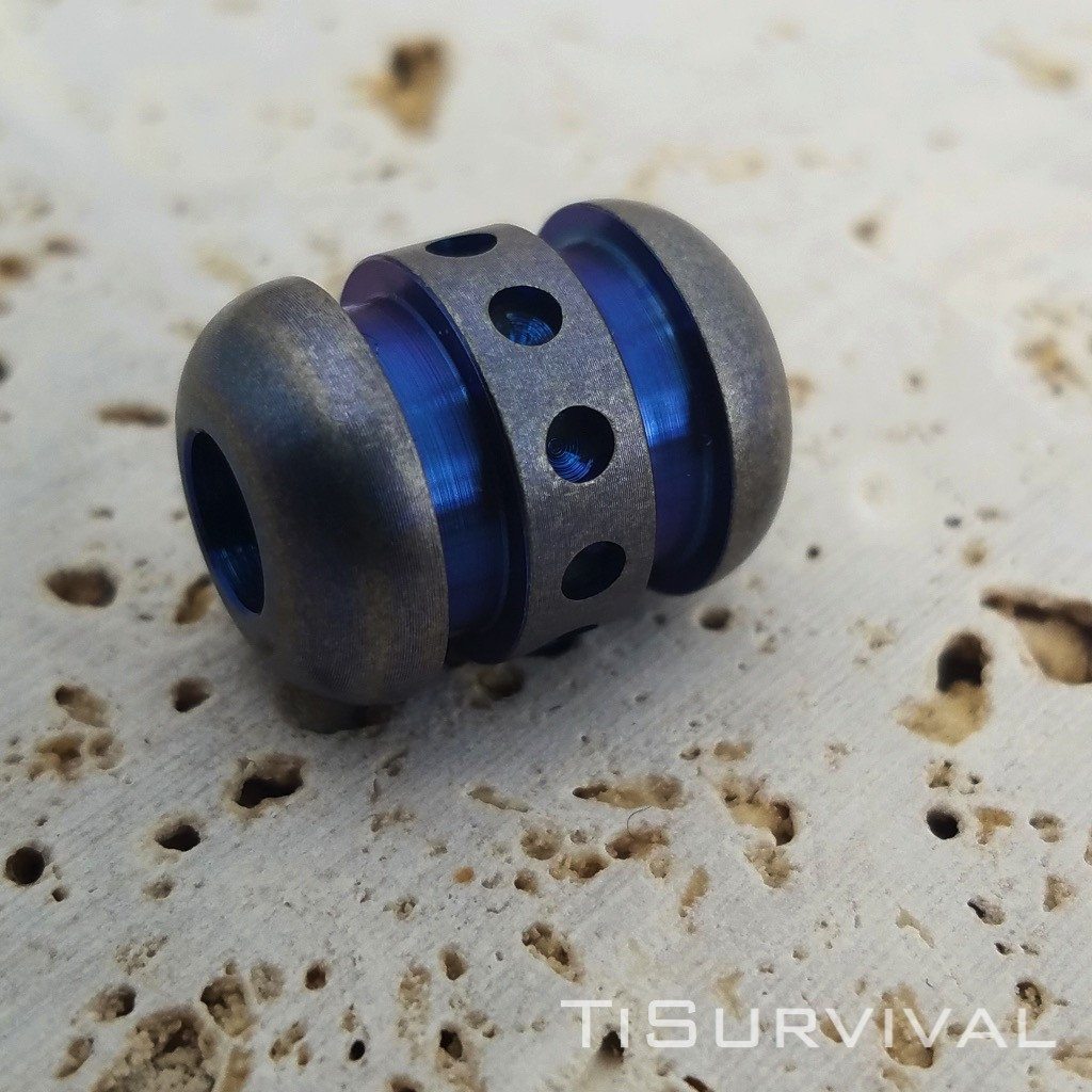 Titanium Droid Lanyard Beads - Ti Survival