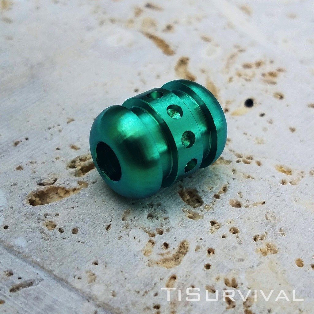 Titanium Droid Lanyard Beads - Ti Survival