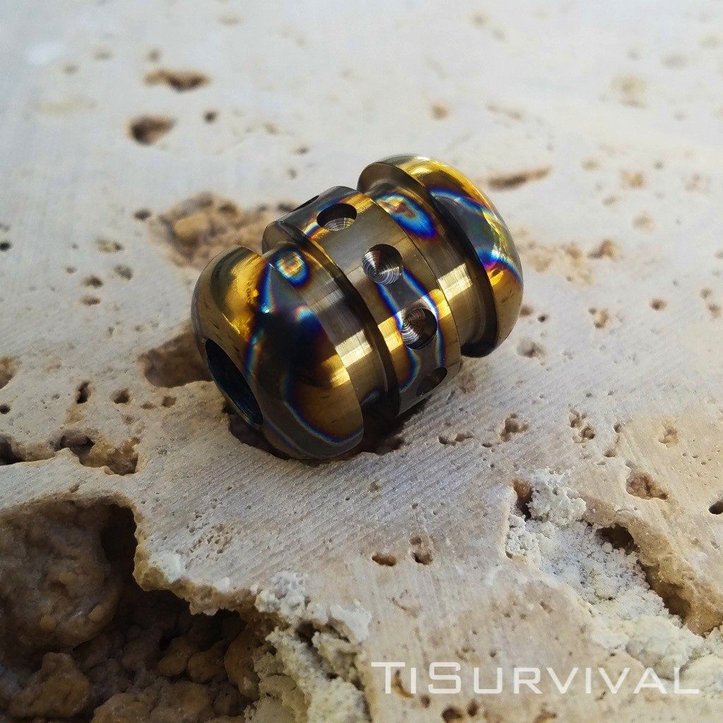 Titanium Droid Lanyard Beads - Ti Survival