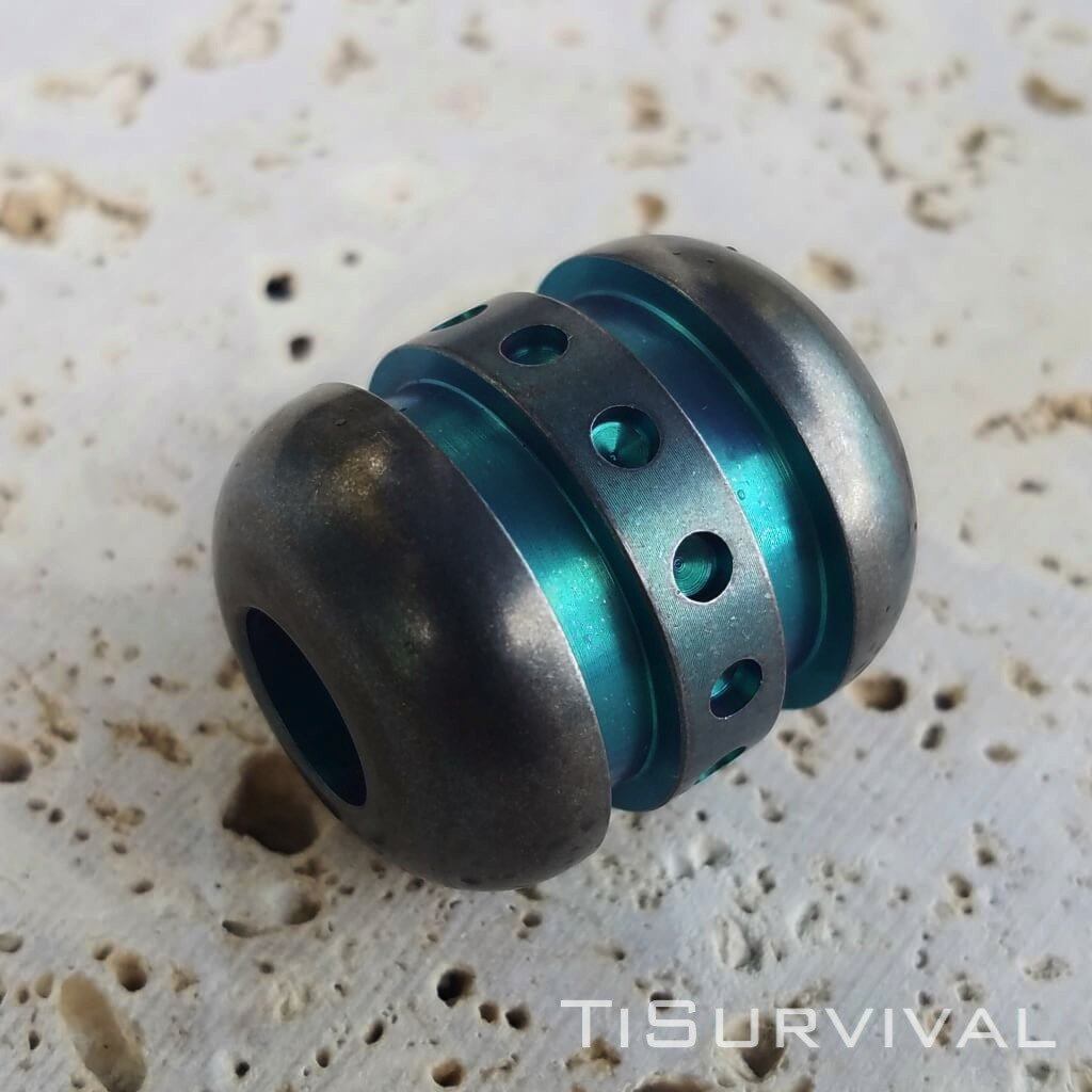 Titanium Droid Lanyard Beads - Ti Survival