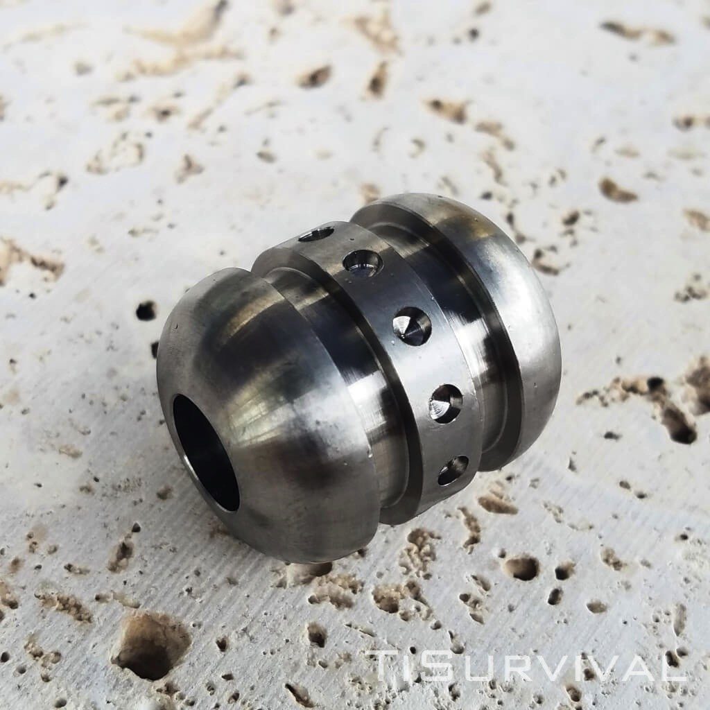 Titanium Droid Lanyard Beads - Ti Survival