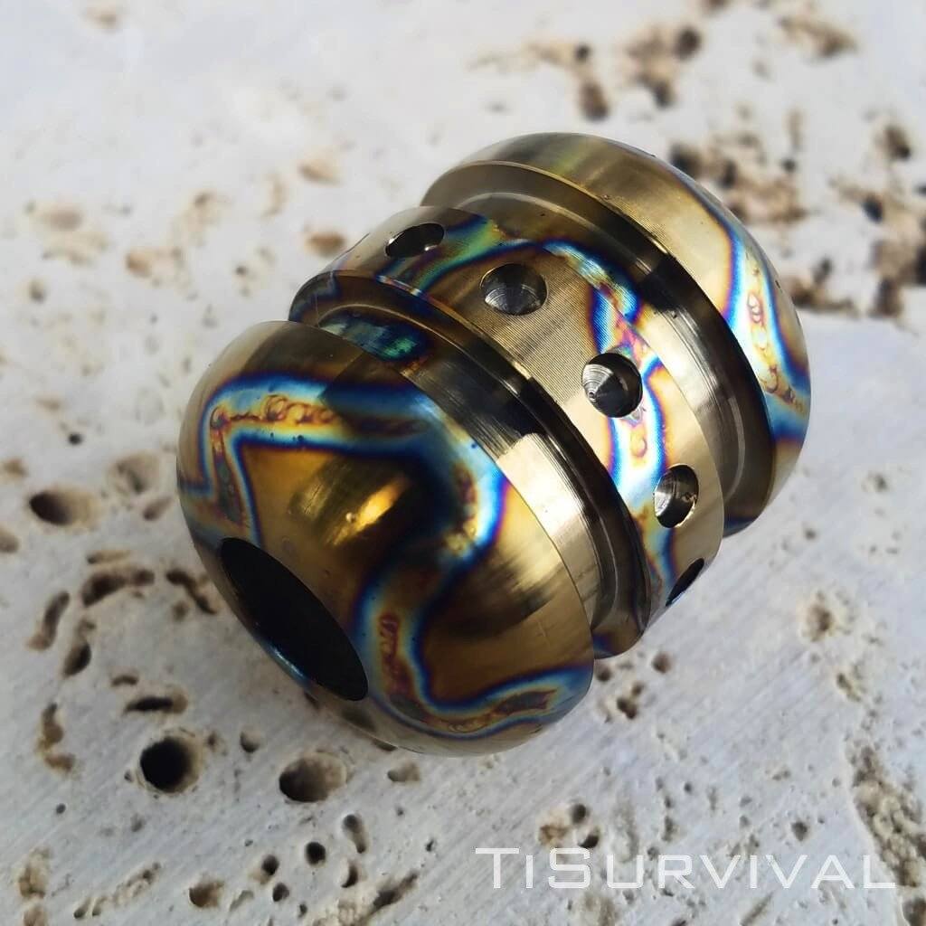 Titanium Droid Lanyard Beads - Ti Survival