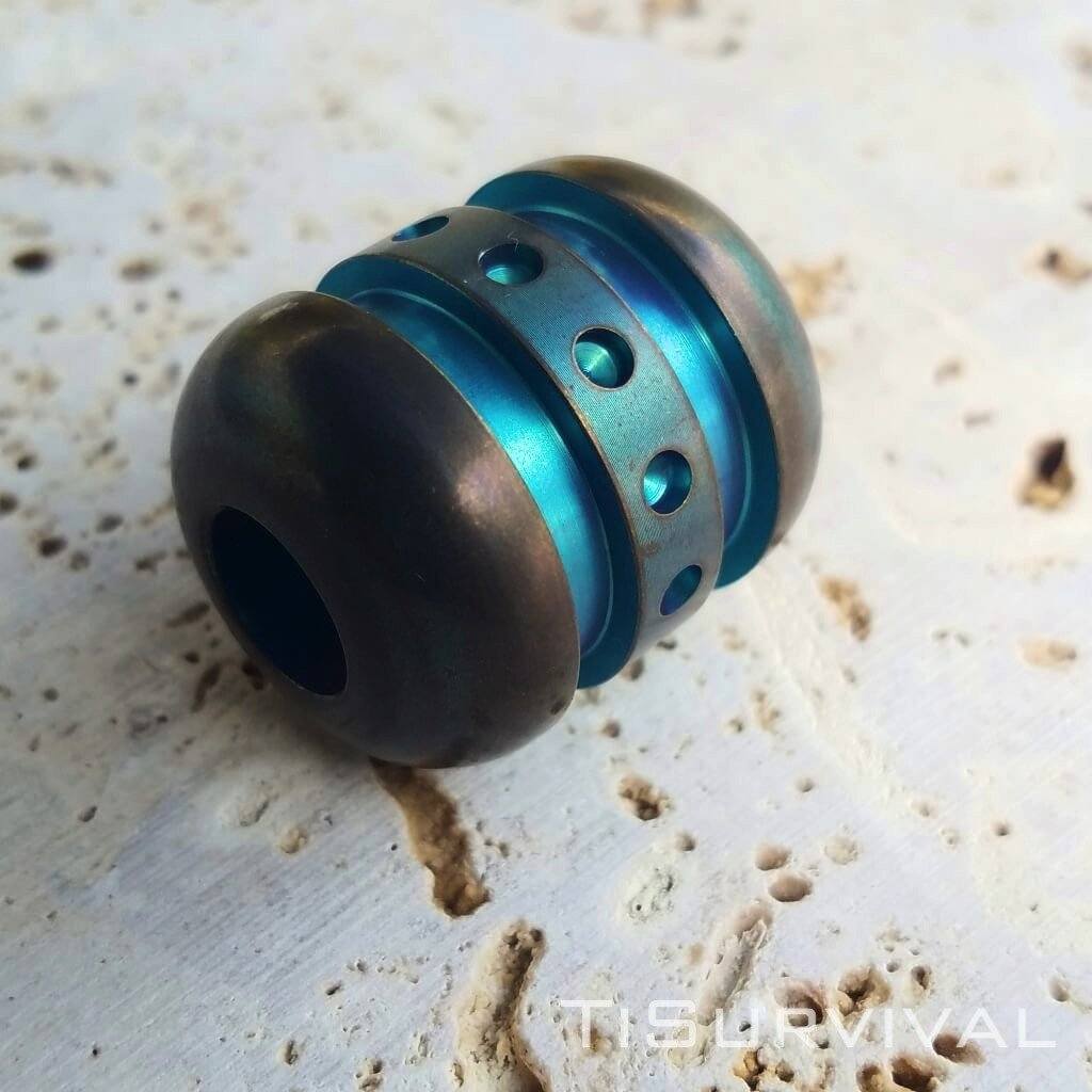 Titanium Droid Lanyard Beads - Ti Survival