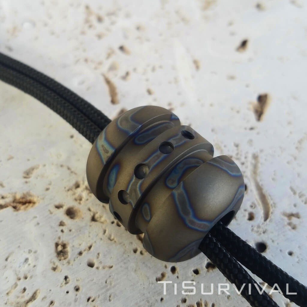 Titanium Droid Lanyard Beads - Ti Survival