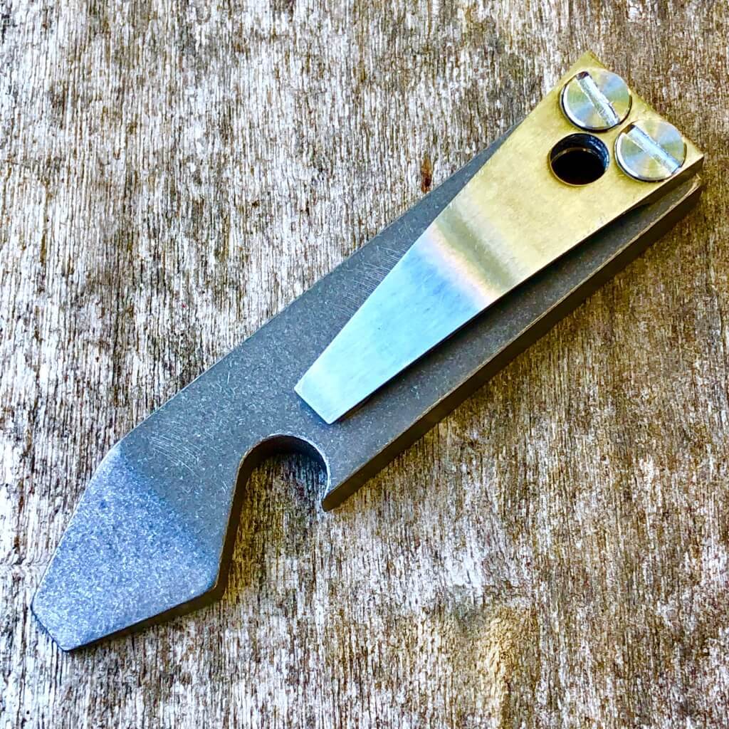 Exo Pry Titanium Pry Bar and Bottle Opener - Ti Survival
