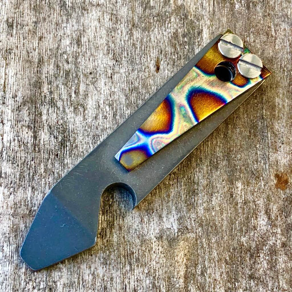 Exo Pry Titanium Pry Bar and Bottle Opener - Ti Survival