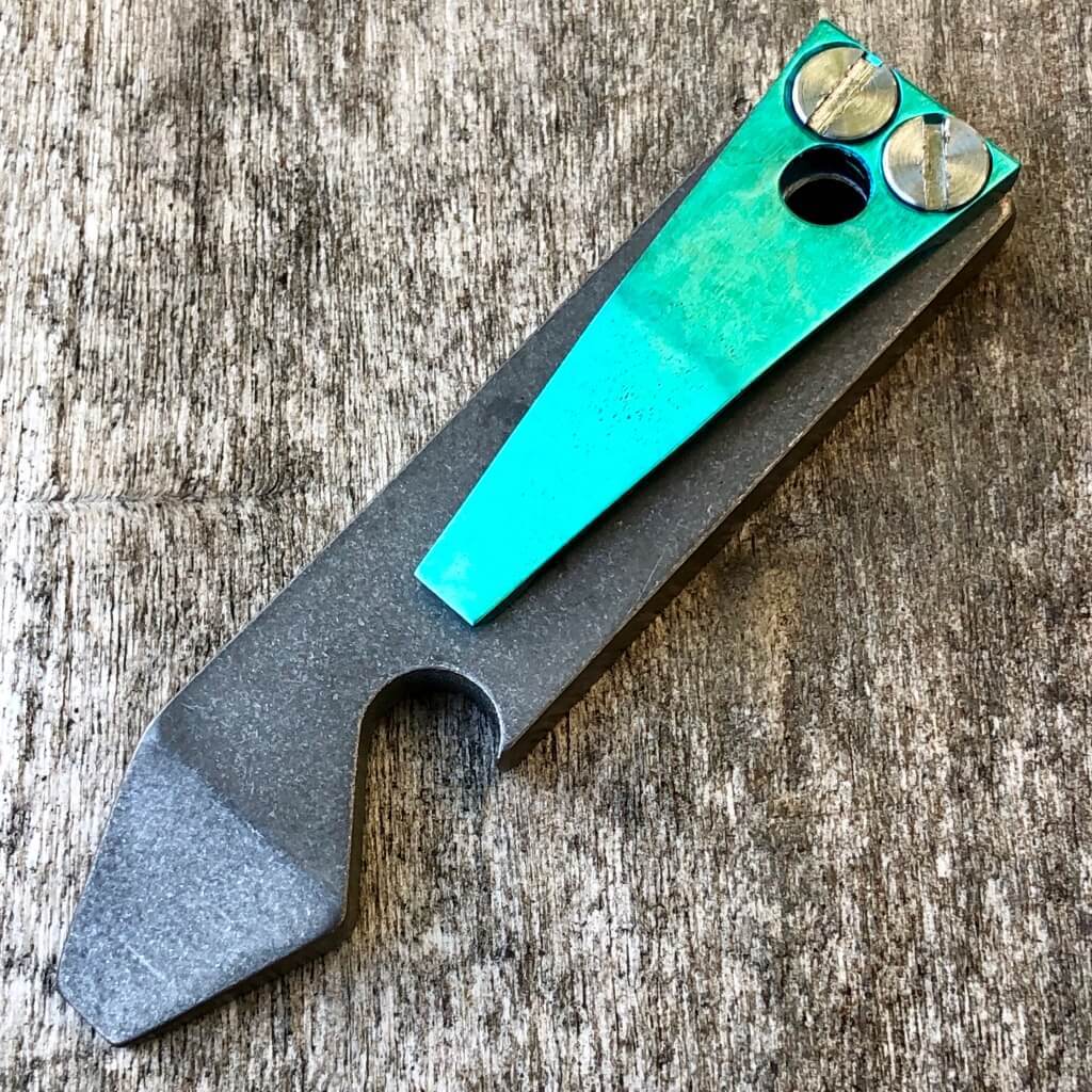 Exo Pry Titanium Pry Bar and Bottle Opener - Ti Survival