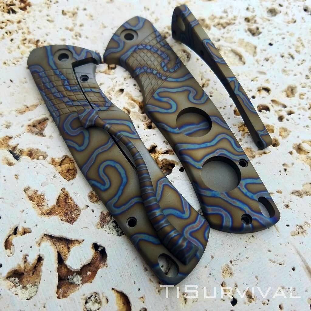 Titanium Knife Anodizing Services - Ti Survival