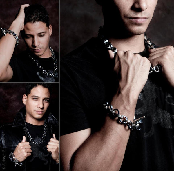 Titanium Sterling Silver Necklace - Ti Survival