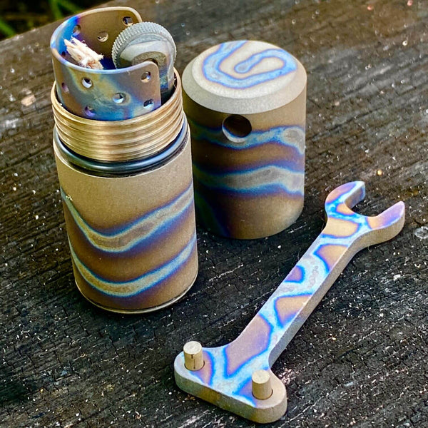 Exo Flame Titanium Lighter - Ti Survival