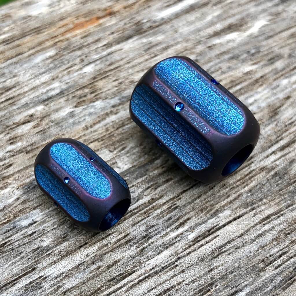 Titanium Hex Lanyard Beads - Ti Survival